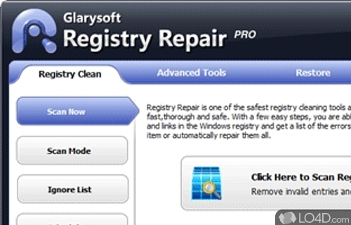 glarysoft registry repair free
